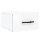vidaXL 2 db magasfényű fehér fali éjjeliszekrény 35x35x20 cm