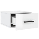 vidaXL 2 db magasfényű fehér fali éjjeliszekrény 35x35x20 cm