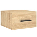 vidaXL 2 db sonoma tölgy falra szerelhető éjjeliszekrény 35x35x20 cm