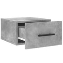 vidaXL 2 db betonszürke falra szerelhető éjjeliszekrény 35x35x20 cm