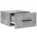 vidaXL 2 db betonszürke falra szerelhető éjjeliszekrény 35x35x20 cm