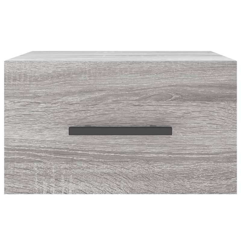 vidaXL szürke sonoma falra szerelhető éjjeliszekrény 35x35x20 cm