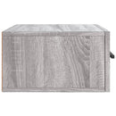 vidaXL szürke sonoma falra szerelhető éjjeliszekrény 35x35x20 cm