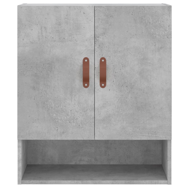 vidaXL betonszürke szerelt fa faliszekrény 60 x 31 x 70 cm