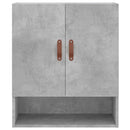 vidaXL betonszürke szerelt fa faliszekrény 60 x 31 x 70 cm