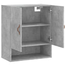 vidaXL betonszürke szerelt fa faliszekrény 60 x 31 x 70 cm