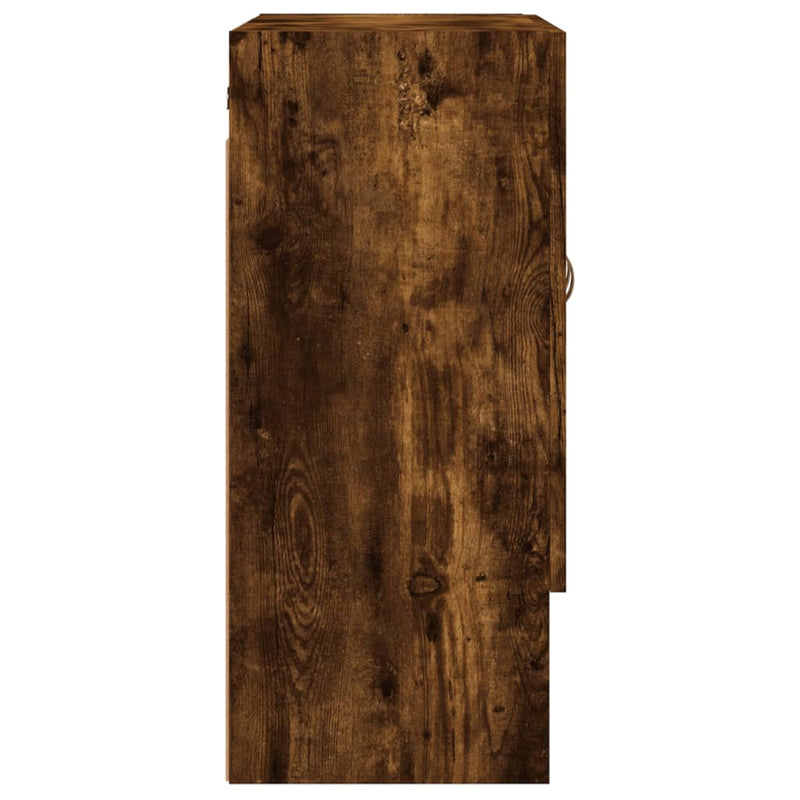 vidaXL füstös tölgy színű szerelt fa fali szekrény 60 x 31 x 70 cm
