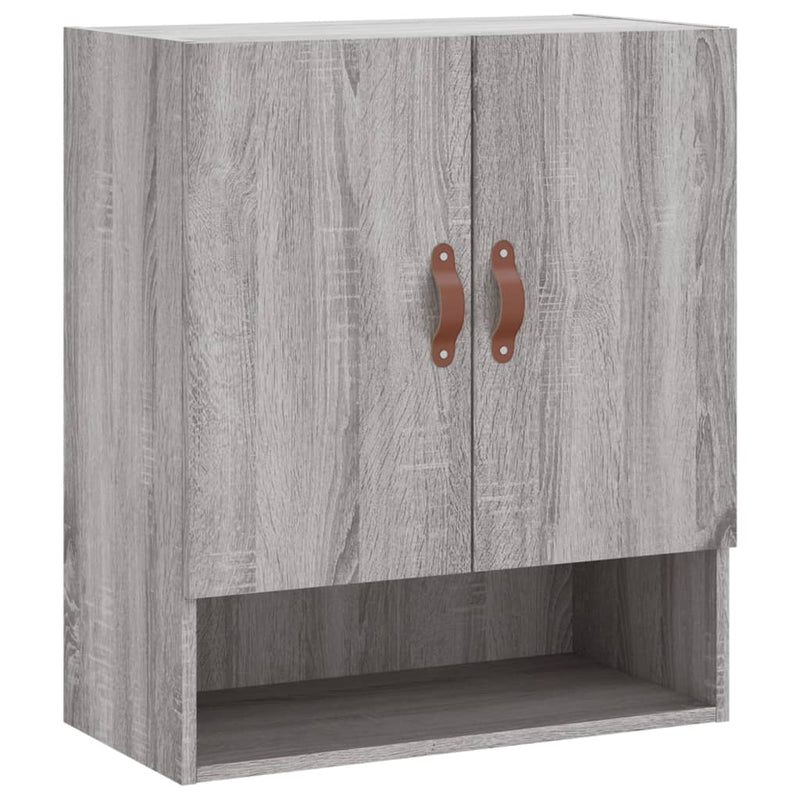 vidaXL szürke sonoma színű szerelt fa faliszekrény 60 x 31 x 70 cm