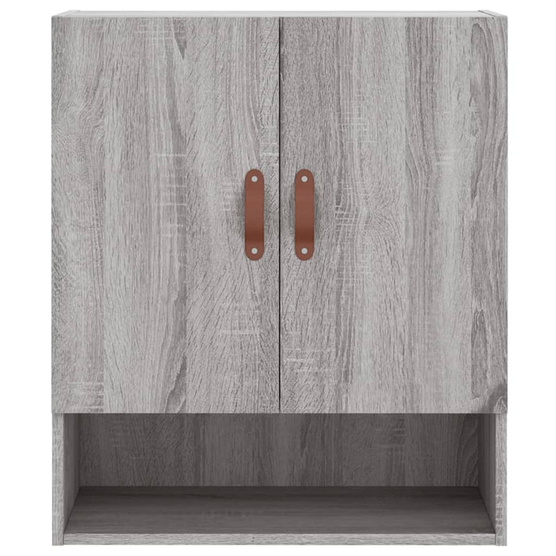 vidaXL szürke sonoma színű szerelt fa faliszekrény 60 x 31 x 70 cm