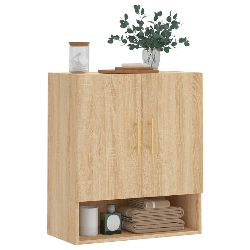 vidaXL sonoma tölgy színű szerelt fa faliszekrény 60 x 31 x 70 cm