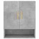 vidaXL betonszürke szerelt fa faliszekrény 60 x 31 x 70 cm