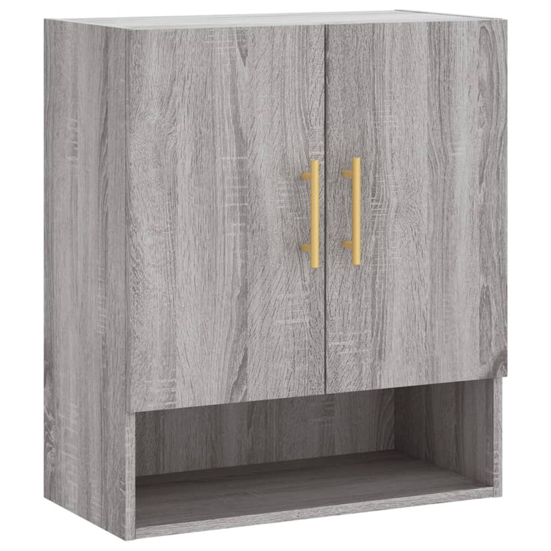 vidaXL szürke sonoma színű szerelt fa faliszekrény 60 x 31 x 70 cm