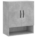 vidaXL betonszürke szerelt fa faliszekrény 60 x 31 x 70 cm