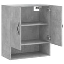 vidaXL betonszürke szerelt fa faliszekrény 60 x 31 x 70 cm