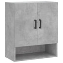 vidaXL betonszürke szerelt fa faliszekrény 60 x 31 x 70 cm