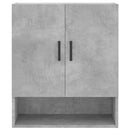 vidaXL betonszürke szerelt fa faliszekrény 60 x 31 x 70 cm