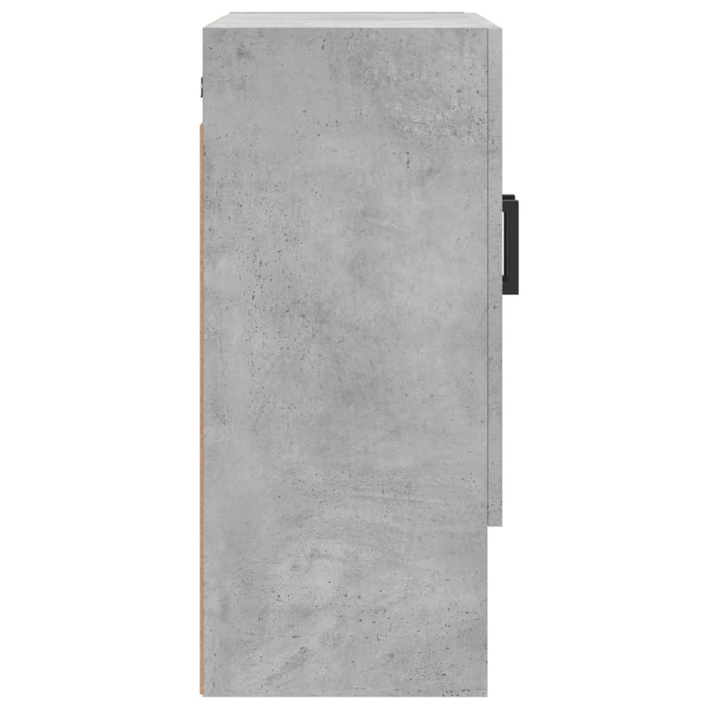 vidaXL betonszürke szerelt fa faliszekrény 60 x 31 x 70 cm