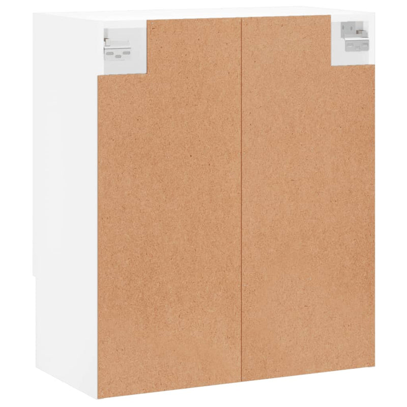 vidaXL fehér szerelt fa faliszekrény 60 x 31 x 70 cm