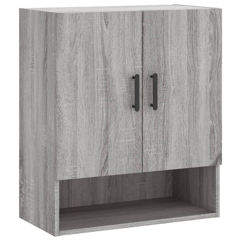 vidaXL szürke sonoma színű szerelt fa faliszekrény 60 x 31 x 70 cm