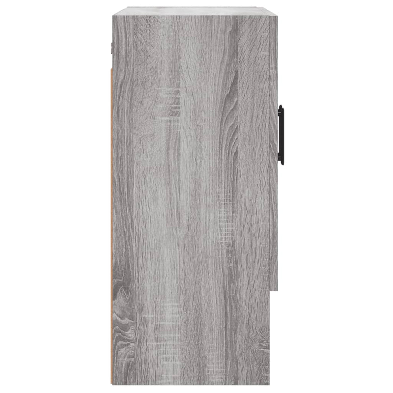 vidaXL szürke sonoma színű szerelt fa faliszekrény 60 x 31 x 70 cm