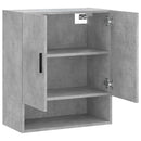 vidaXL betonszürke szerelt fa faliszekrény 60 x 31 x 70 cm