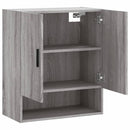 vidaXL szürke sonoma színű szerelt fa faliszekrény 60 x 31 x 70 cm