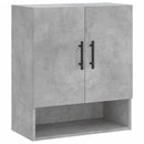 vidaXL betonszürke szerelt fa faliszekrény 60 x 31 x 70 cm
