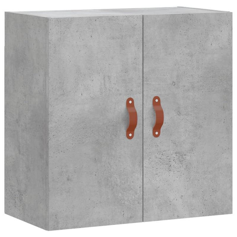 vidaXL betonszürke szerelt fa faliszekrény 60 x 31 x 60 cm
