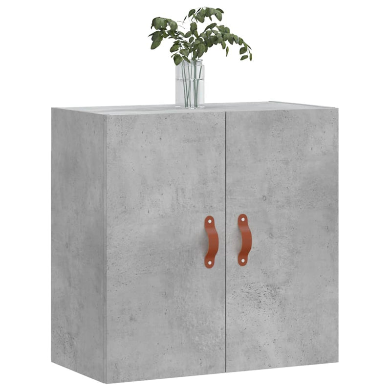 vidaXL betonszürke szerelt fa faliszekrény 60 x 31 x 60 cm