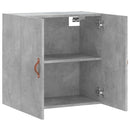 vidaXL betonszürke szerelt fa faliszekrény 60 x 31 x 60 cm