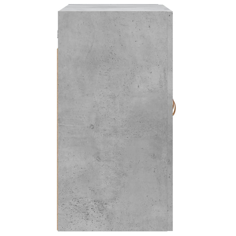 vidaXL betonszürke szerelt fa faliszekrény 60 x 31 x 60 cm