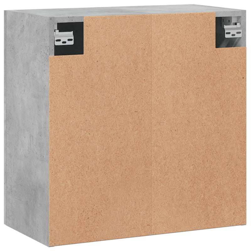 vidaXL betonszürke szerelt fa faliszekrény 60 x 31 x 60 cm