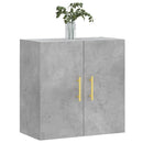 vidaXL betonszürke szerelt fa faliszekrény 60 x 31 x 60 cm