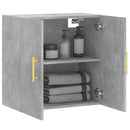 vidaXL betonszürke szerelt fa faliszekrény 60 x 31 x 60 cm