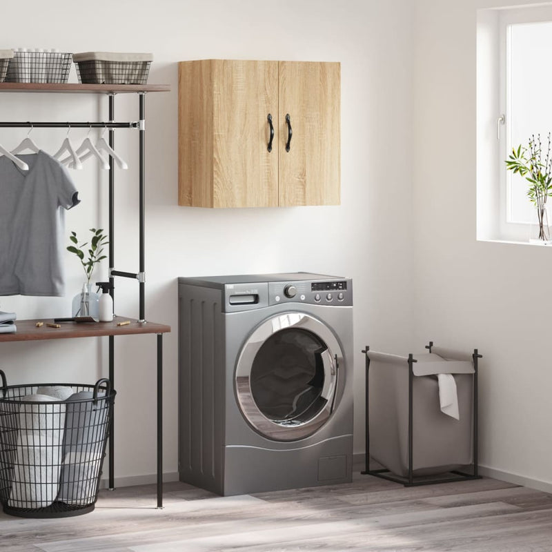 vidaXL sonoma tölgy színű szerelt fa faliszekrény 60 x 31 x 60 cm