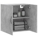 vidaXL betonszürke szerelt fa faliszekrény 60 x 31 x 60 cm