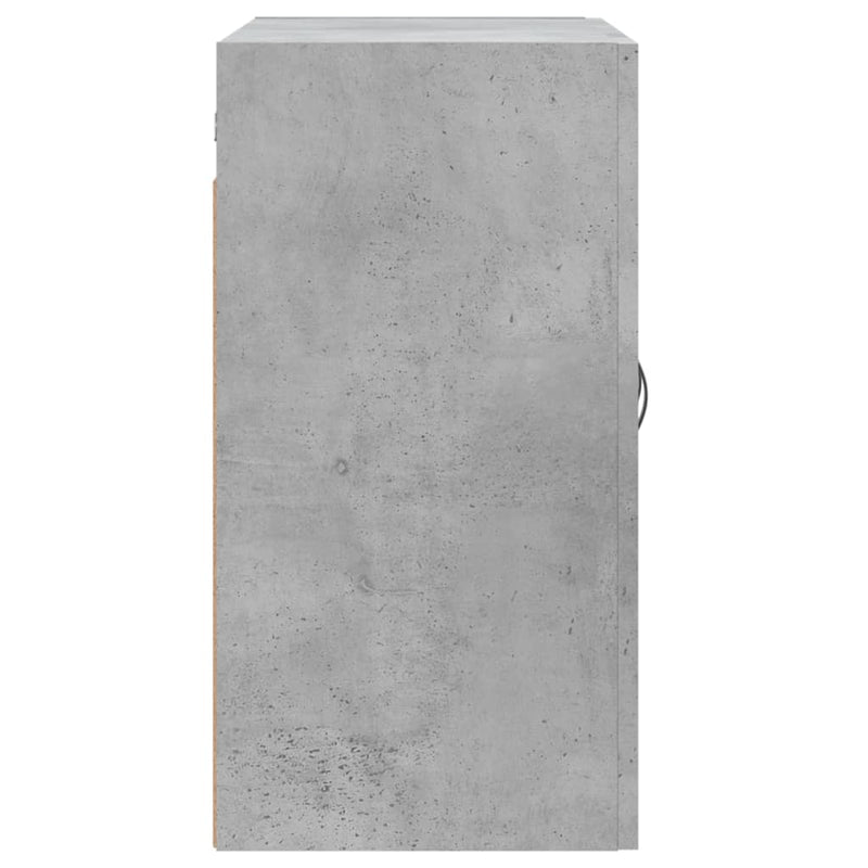 vidaXL betonszürke szerelt fa faliszekrény 60 x 31 x 60 cm