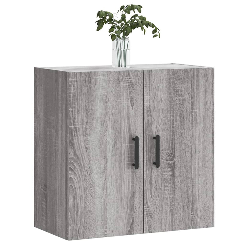 vidaXL szürke sonoma színű szerelt fa faliszekrény 60 x 31 x 60 cm