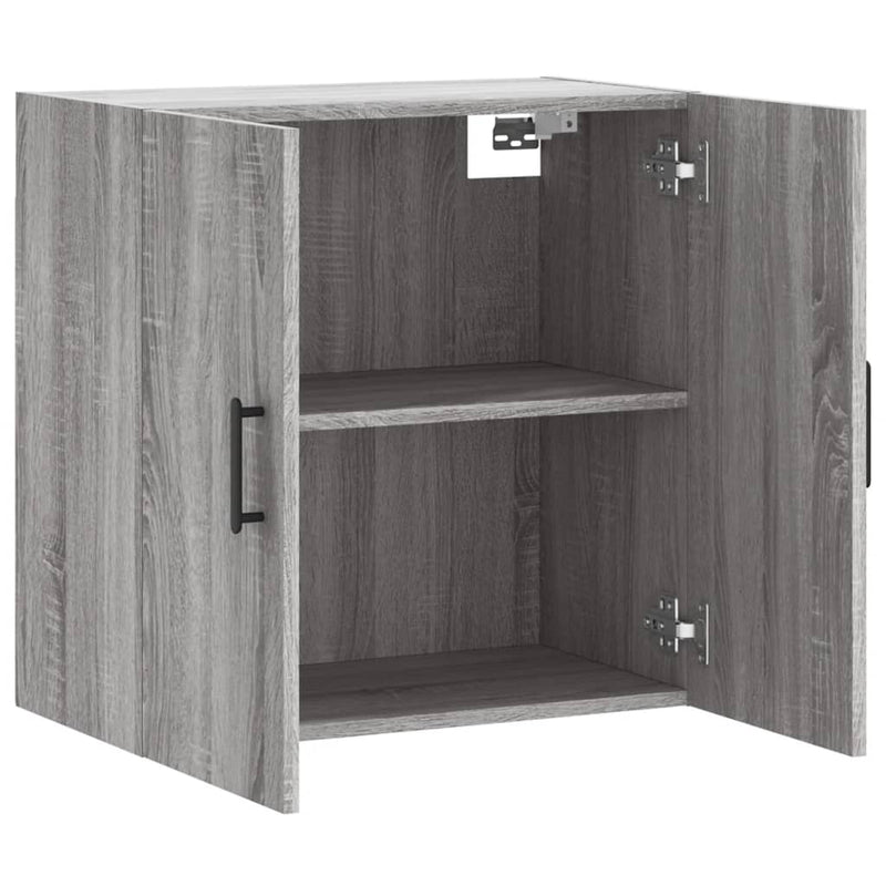vidaXL szürke sonoma színű szerelt fa faliszekrény 60 x 31 x 60 cm