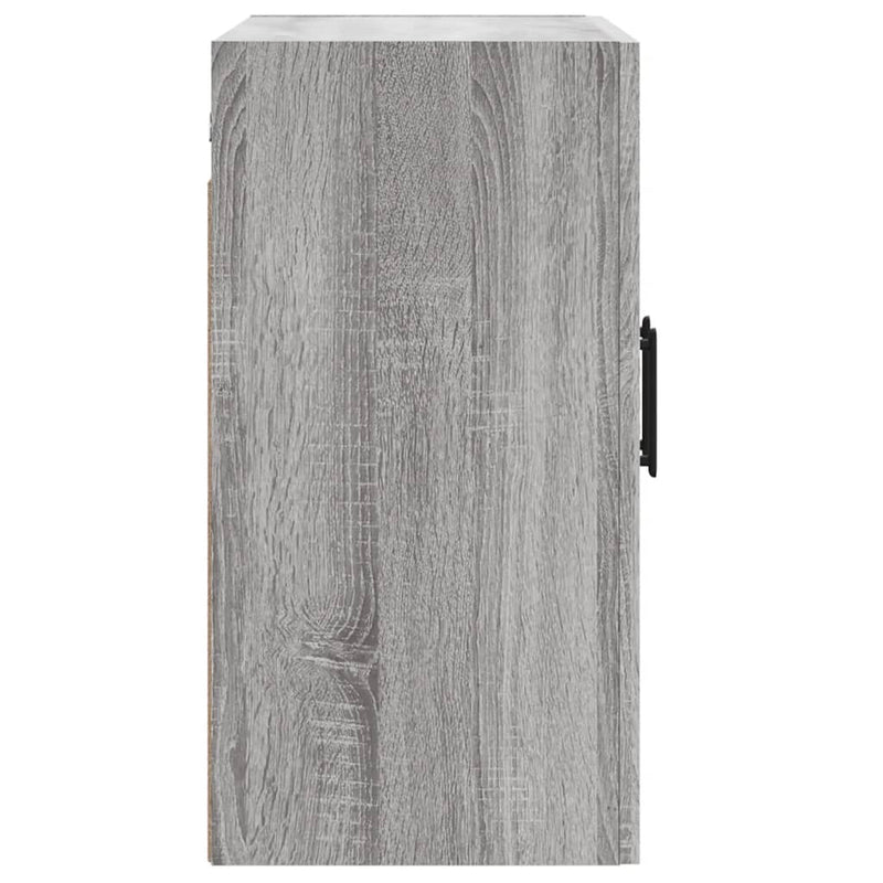 vidaXL szürke sonoma színű szerelt fa faliszekrény 60 x 31 x 60 cm