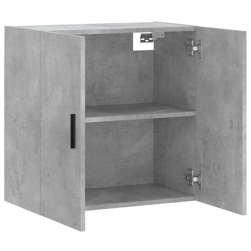 vidaXL betonszürke szerelt fa faliszekrény 60 x 31 x 60 cm