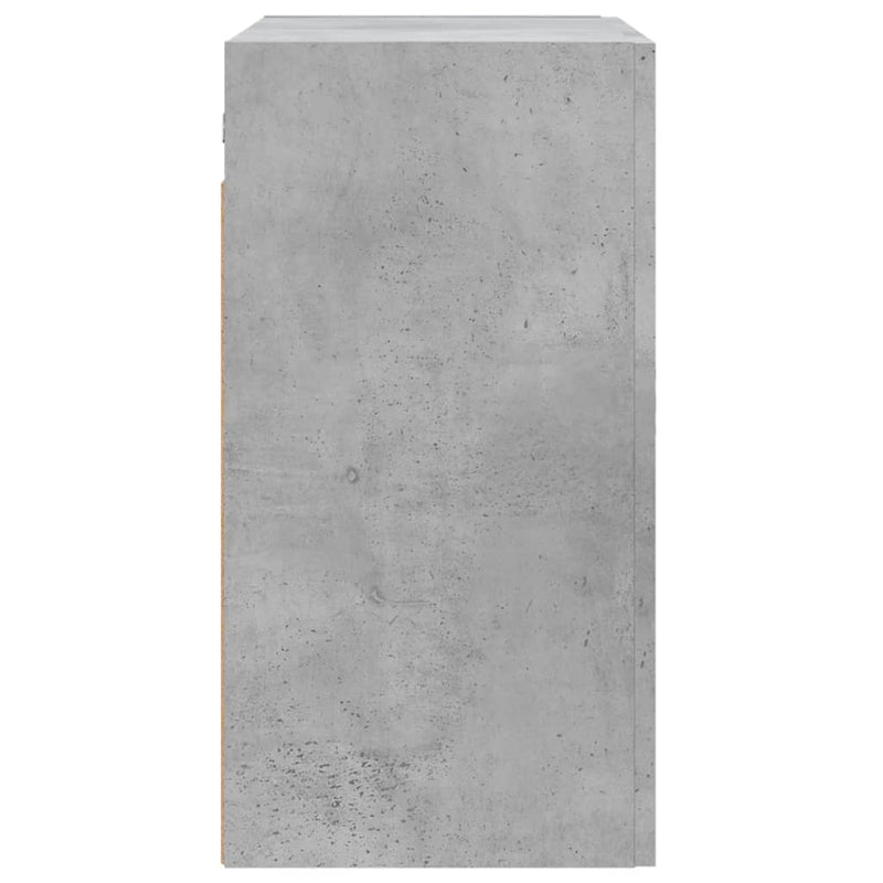 vidaXL betonszürke szerelt fa faliszekrény 60 x 31 x 60 cm