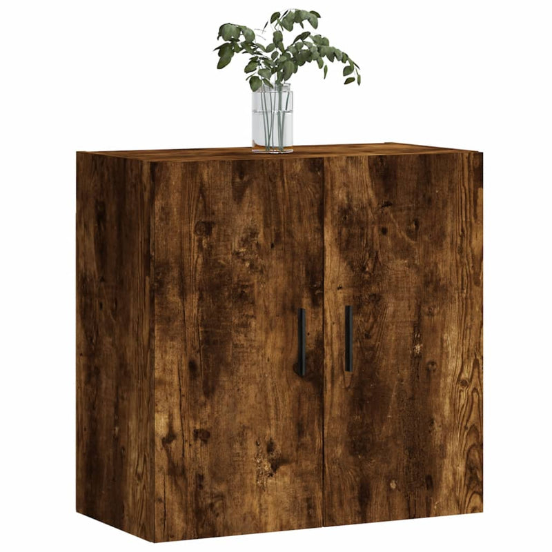 vidaXL füstös tölgy színű szerelt fa faliszekrény 60 x 31 x 60 cm