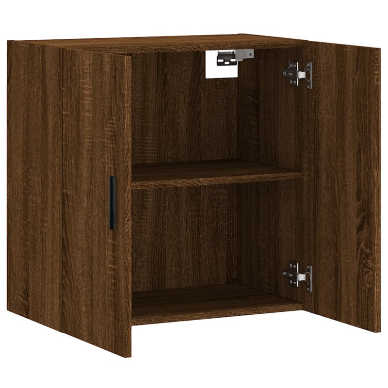 vidaXL barna tölgy színű szerelt fa faliszekrény 60 x 31 x 60 cm