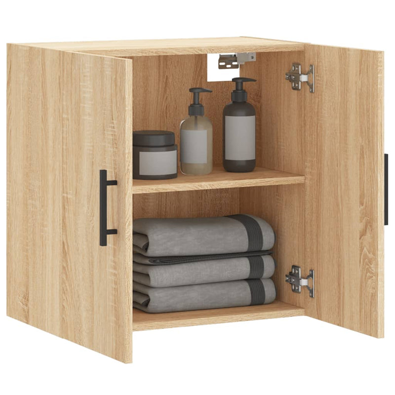 vidaXL sonoma tölgy színű szerelt fa faliszekrény 60 x 31 x 60 cm