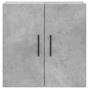 vidaXL betonszürke szerelt fa faliszekrény 60 x 31 x 60 cm