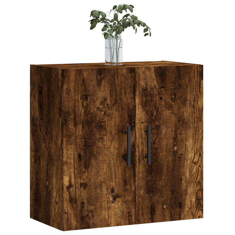 vidaXL füstös tölgy színű szerelt fa faliszekrény 60 x 31 x 60 cm