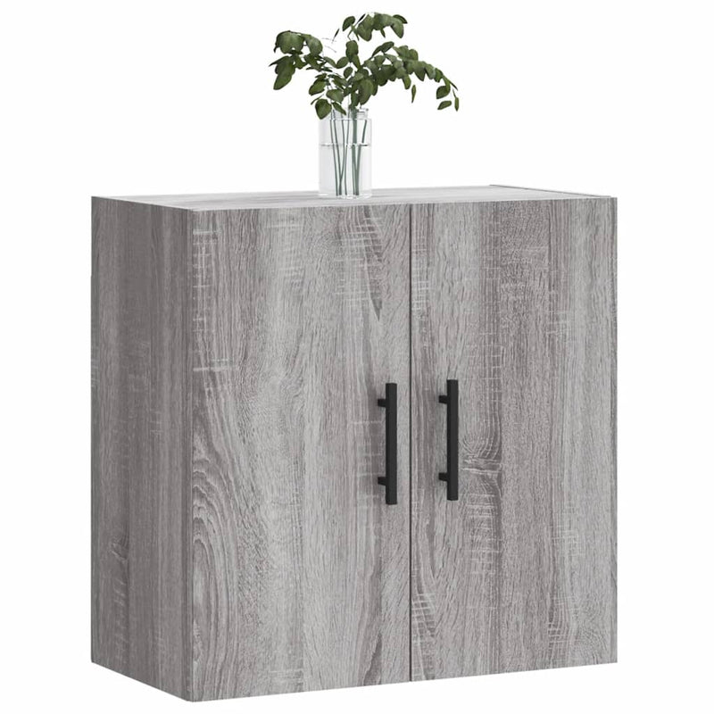 vidaXL szürke sonoma színű szerelt fa faliszekrény 60 x 31 x 60 cm