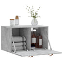 vidaXL betonszürke szerelt fa faliszekrény 60 x 36,5 x 35 cm