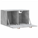 vidaXL betonszürke szerelt fa faliszekrény 60 x 36,5 x 35 cm